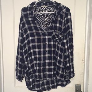Gorgeous blue flannel